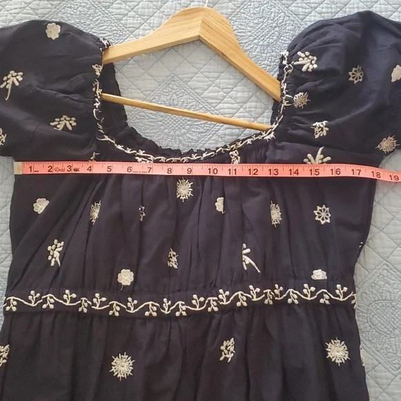 Gretchen Scott, Big Love Maxi Dress, Navy Blue, Size M - Picture 11 of 12